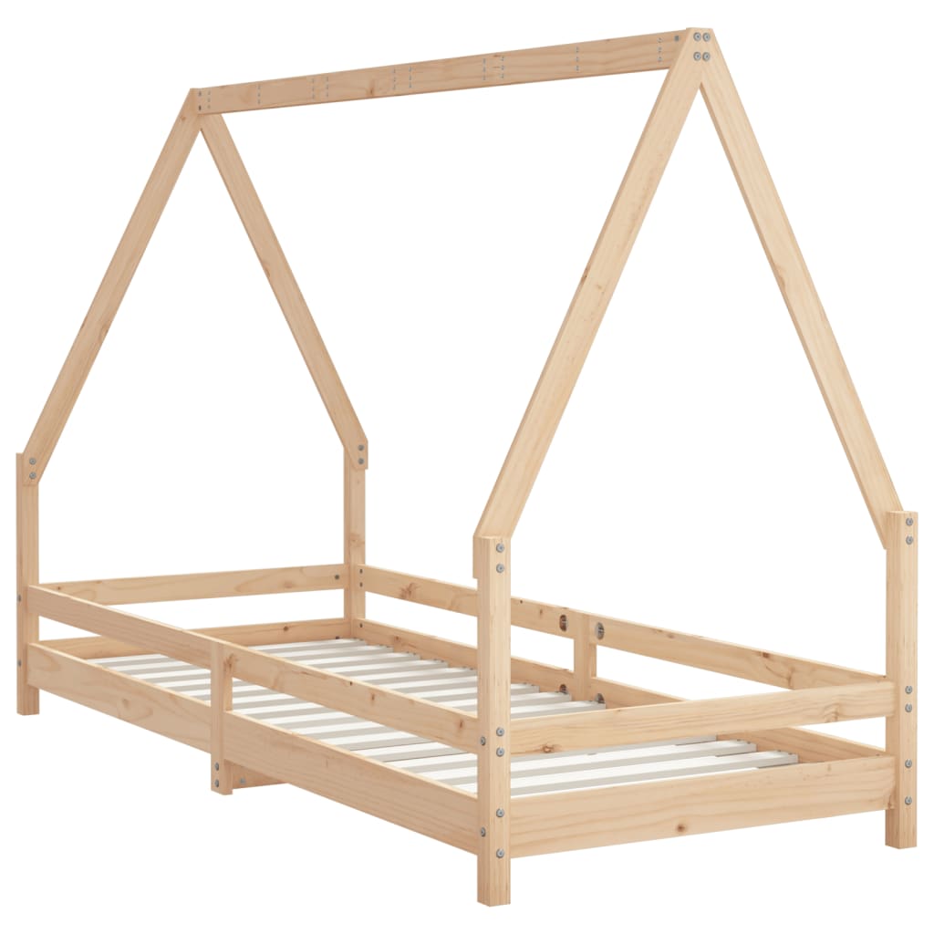 Kids Bed Frame Solid Wood Pine