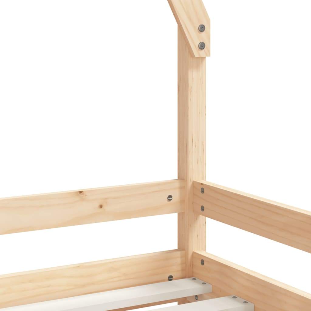 Kids Bed Frame Solid Wood Pine