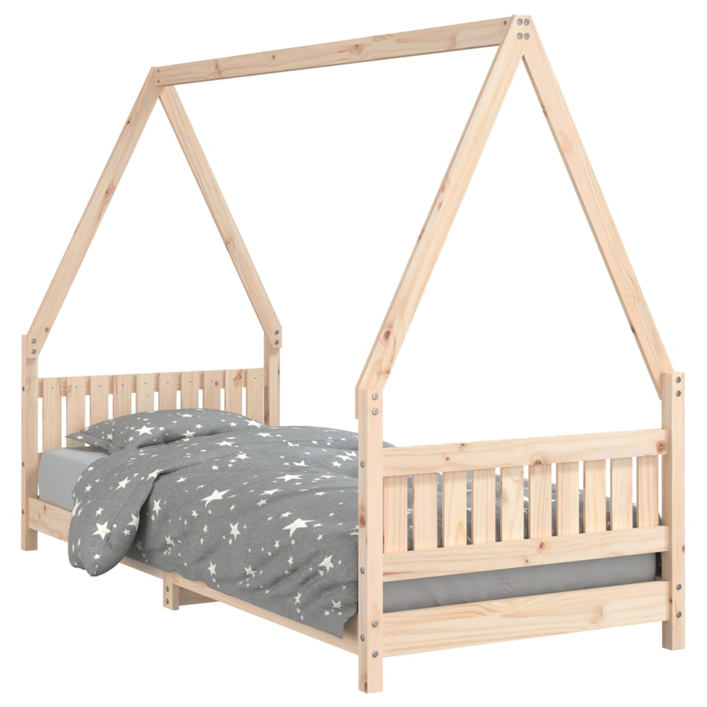 Kids Bed Frame Solid Wood Pine