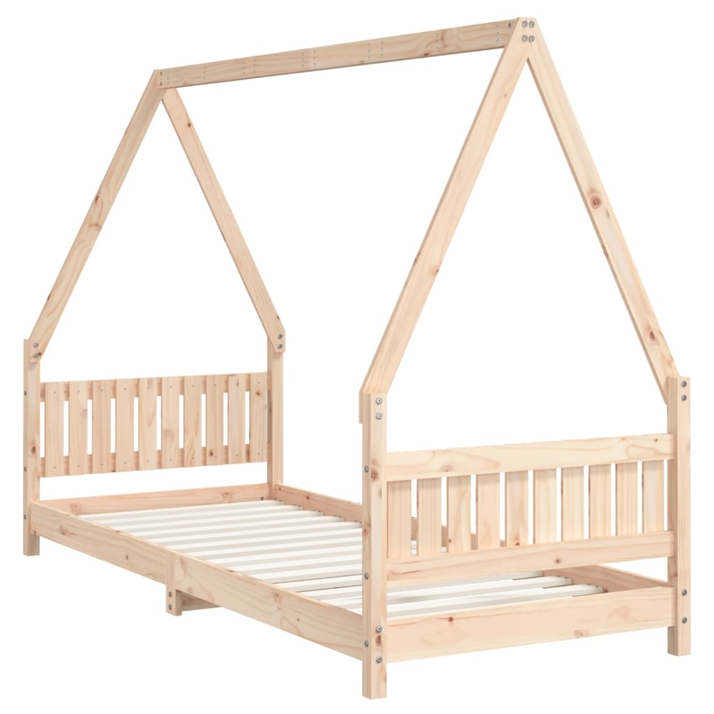 Kids Bed Frame Solid Wood Pine