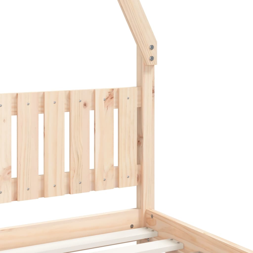 Kids Bed Frame Solid Wood Pine