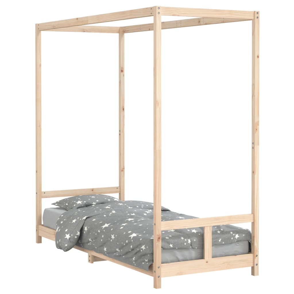 Kids Bed Frame Solid Wood Pine