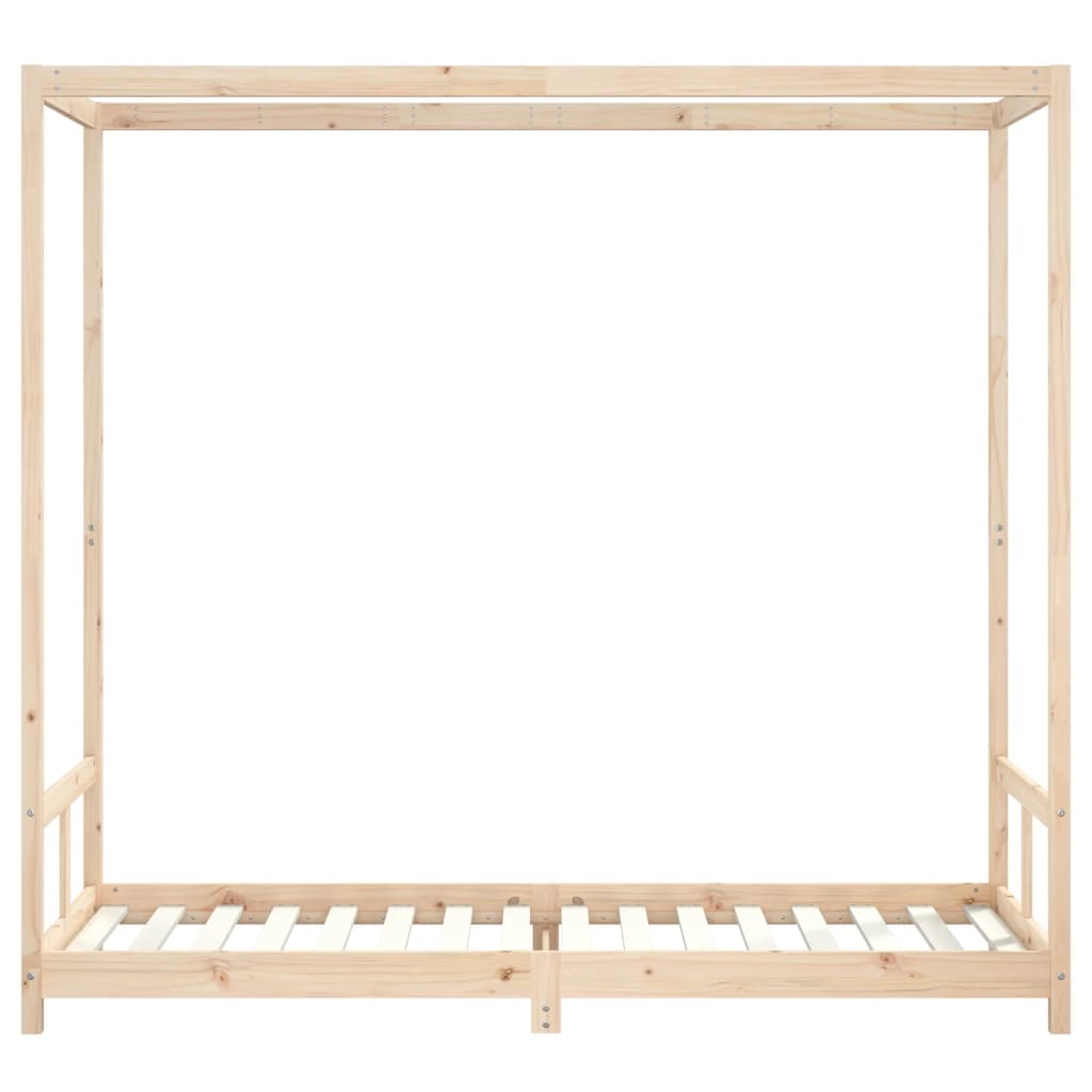 Kids Bed Frame Solid Wood Pine