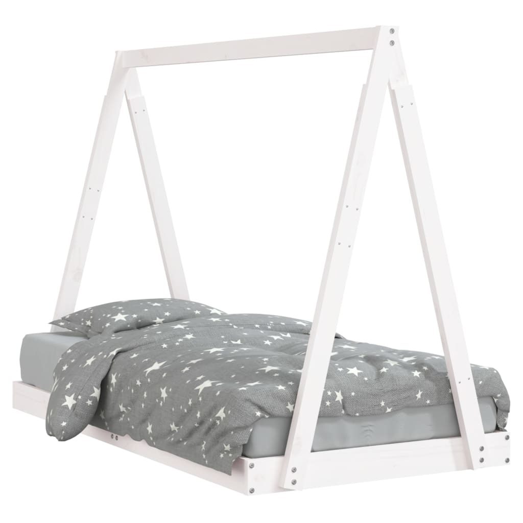 Kids Bed Frame Solid Wood Pine