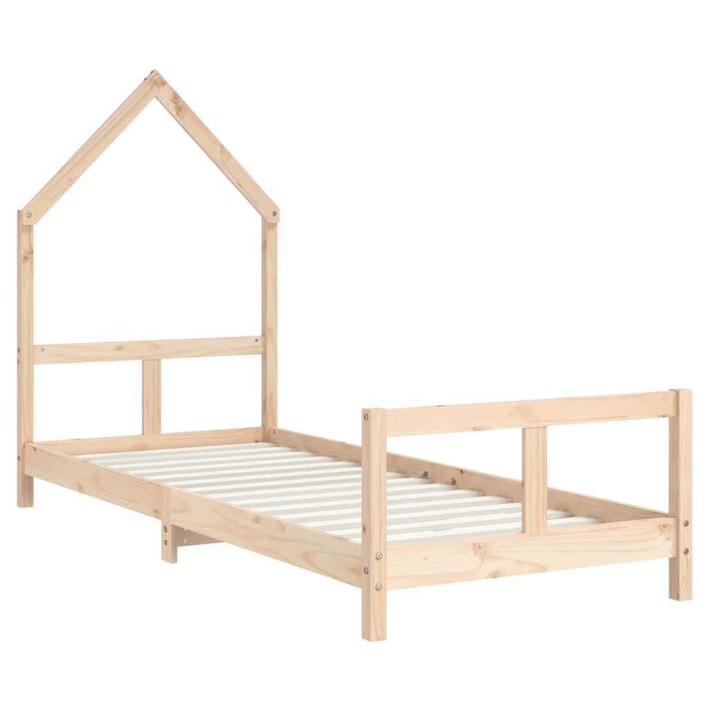 Kids Bed Frame Solid Wood Pine