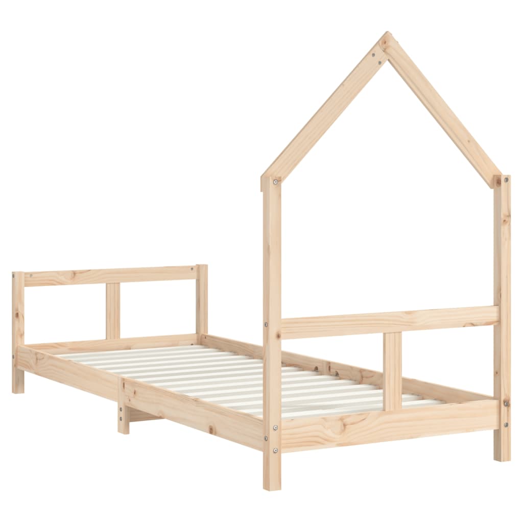 Kids Bed Frame Solid Wood Pine