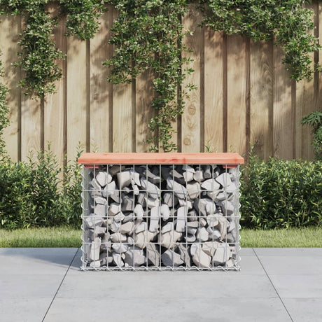 Garden Bench Gabion Design Solid Wood Pine
