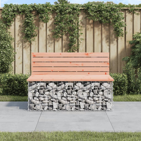 Garden Bench Gabion Design Solid Wood Pine