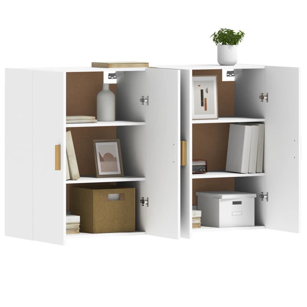 Wall Mounted Cabinets 2 Pcs Engineered