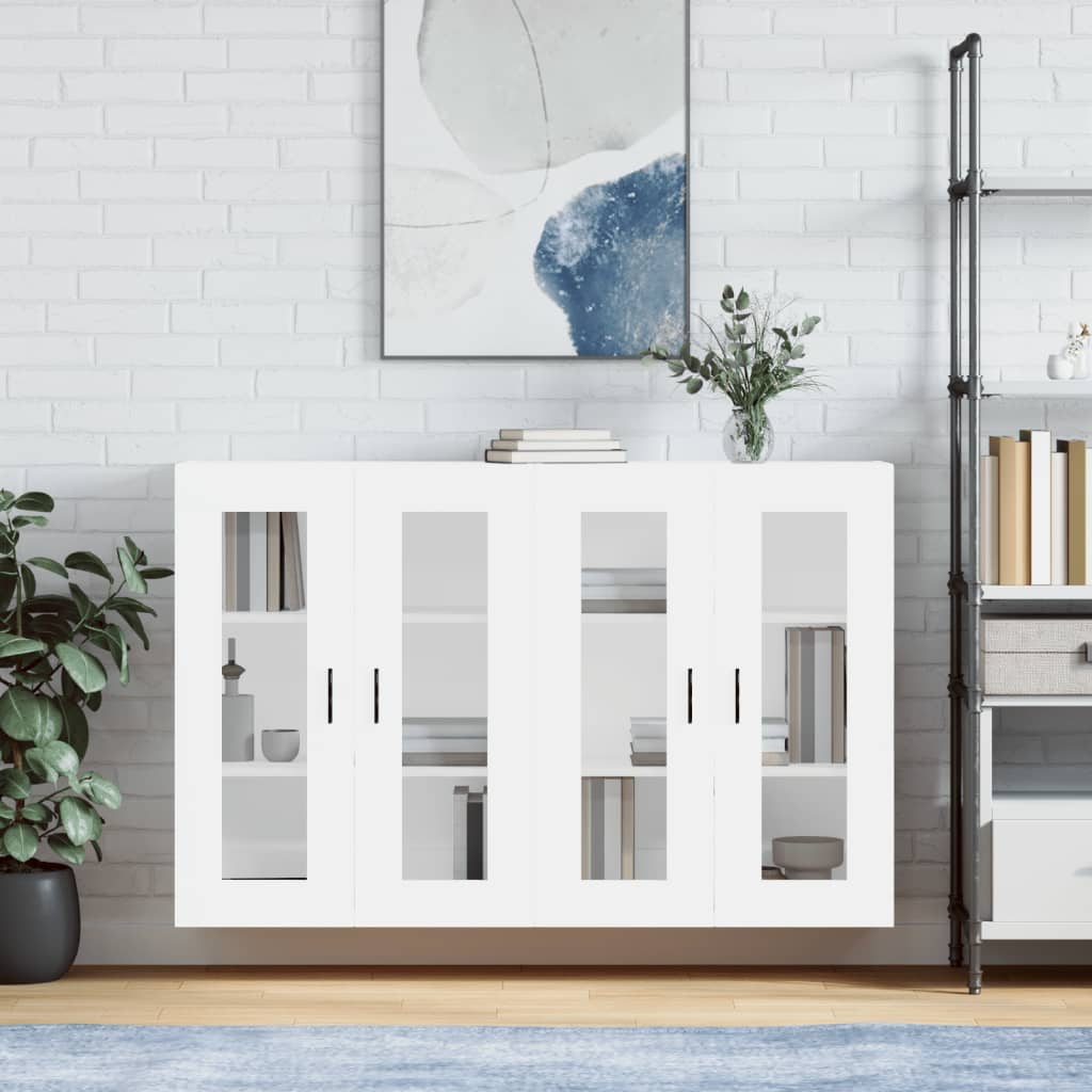 Wall Mounted Cabinets 2 Pcs Engineered Wood