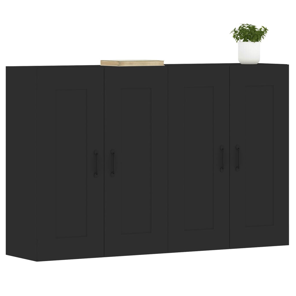 Wall Mounted Cabinets 2 Pcs Engineered Wood