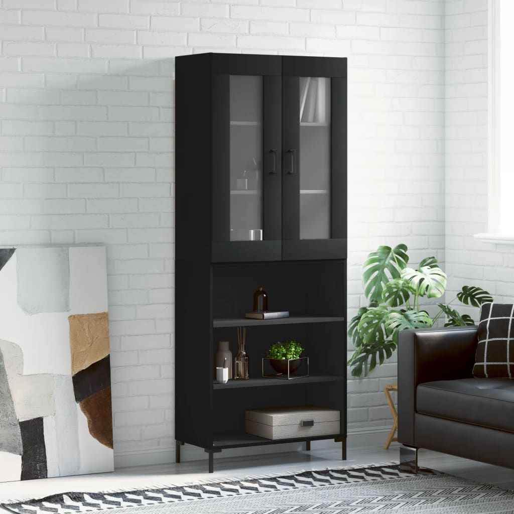 Highboard 69.5X34X180 Cm Engineered Wood