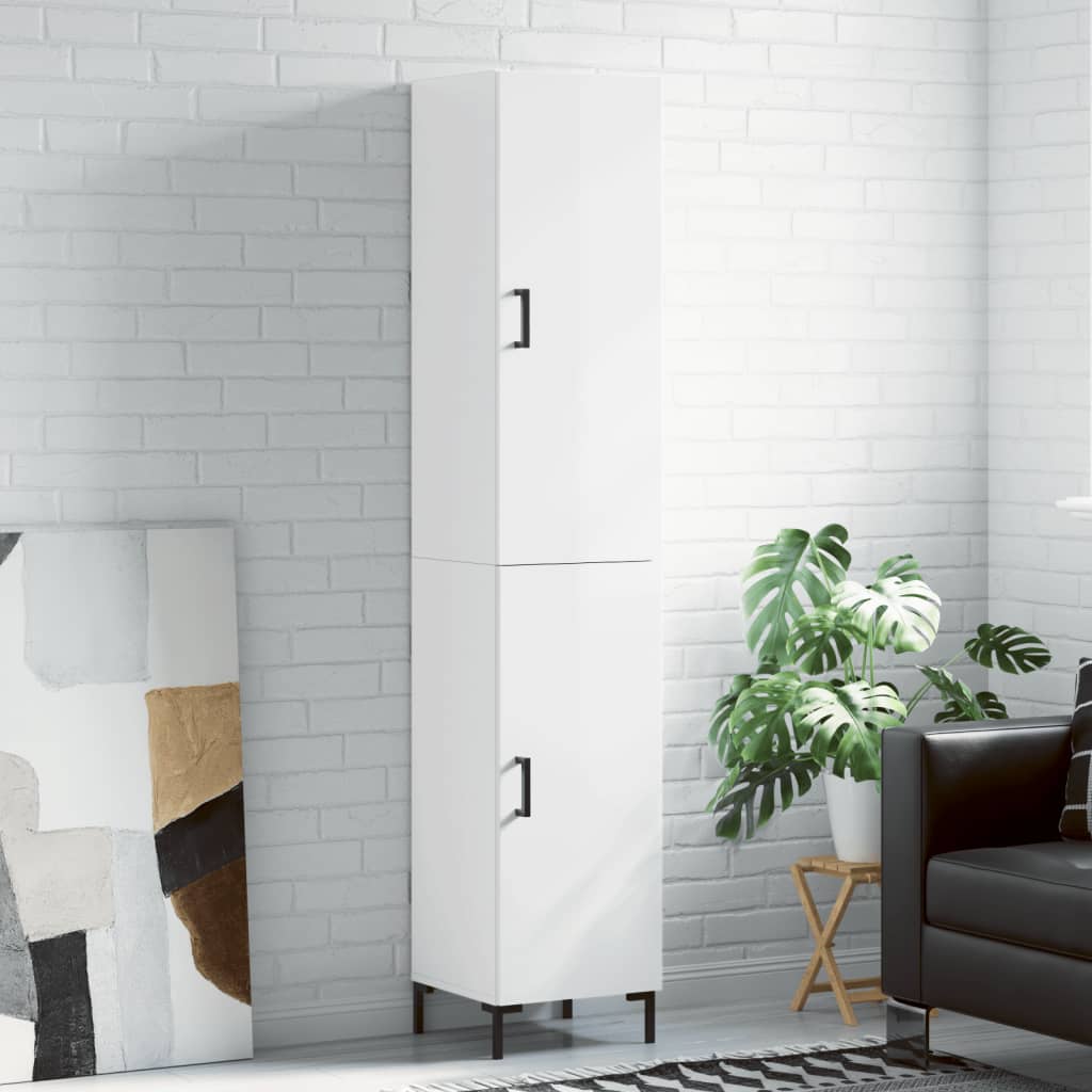 Highboard 34.5X34X180 Cm Engineered Wood