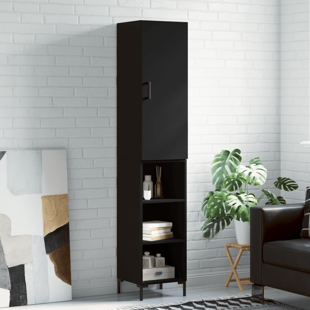 Highboard 34.5X34X180 Cm Engineered Wood