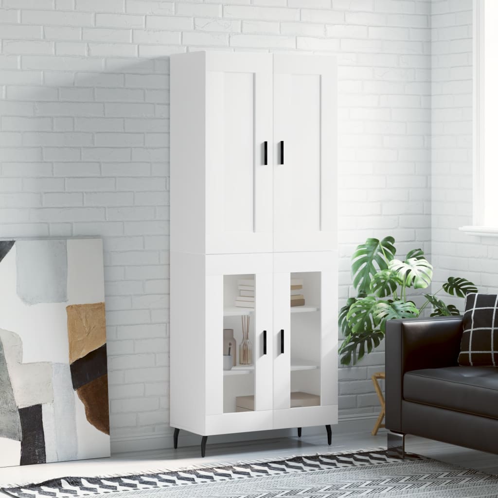 Highboard 69.5X34X180 Cm Engineered Wood