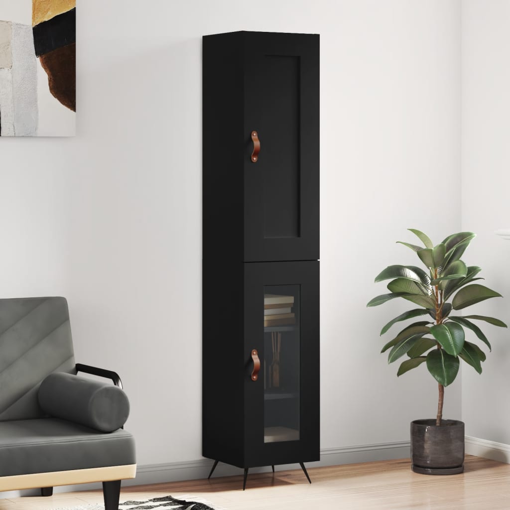 Highboard 34.5X34X180 Cm Engineered Wood