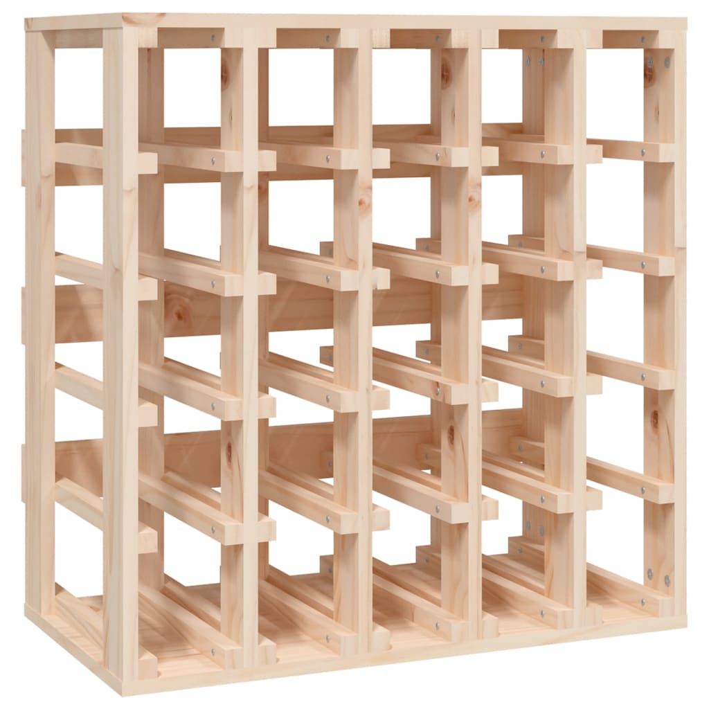 Wine Rack 58.5X33X60.5 Cm Solid Wood Pine