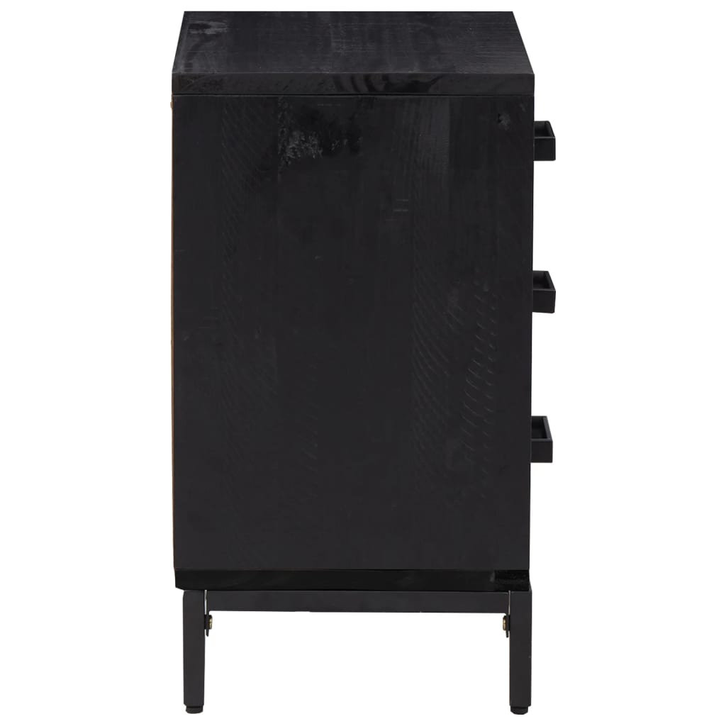 Bedside Cabinets 2 Pcs Solid Wood Pine