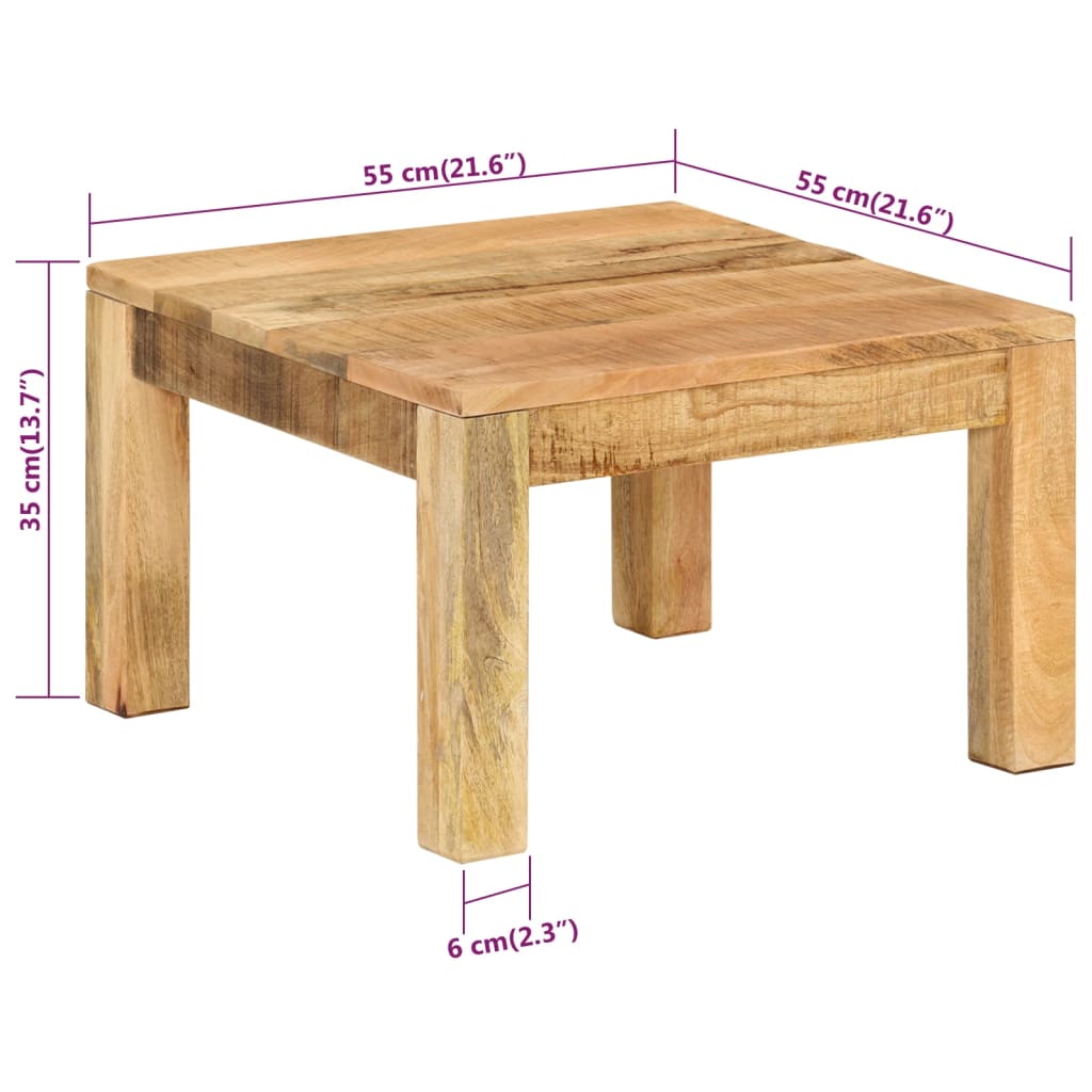 Coffee Table Solid Wood Mango