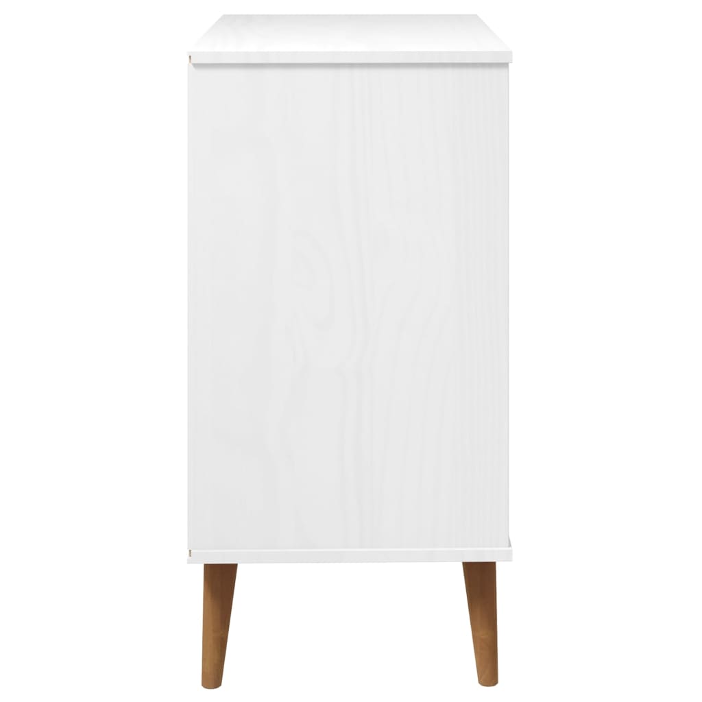 Drawer Cabinet Molde 80X40X80 Cm Solid Wood Pine