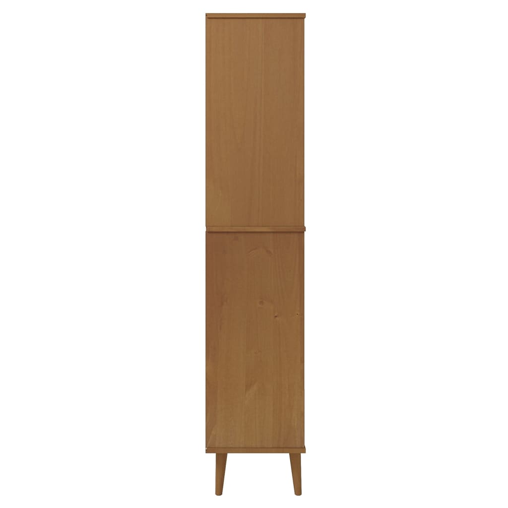 Bookcase Molde 85X35X170,5 Cm Solid Wood Pine