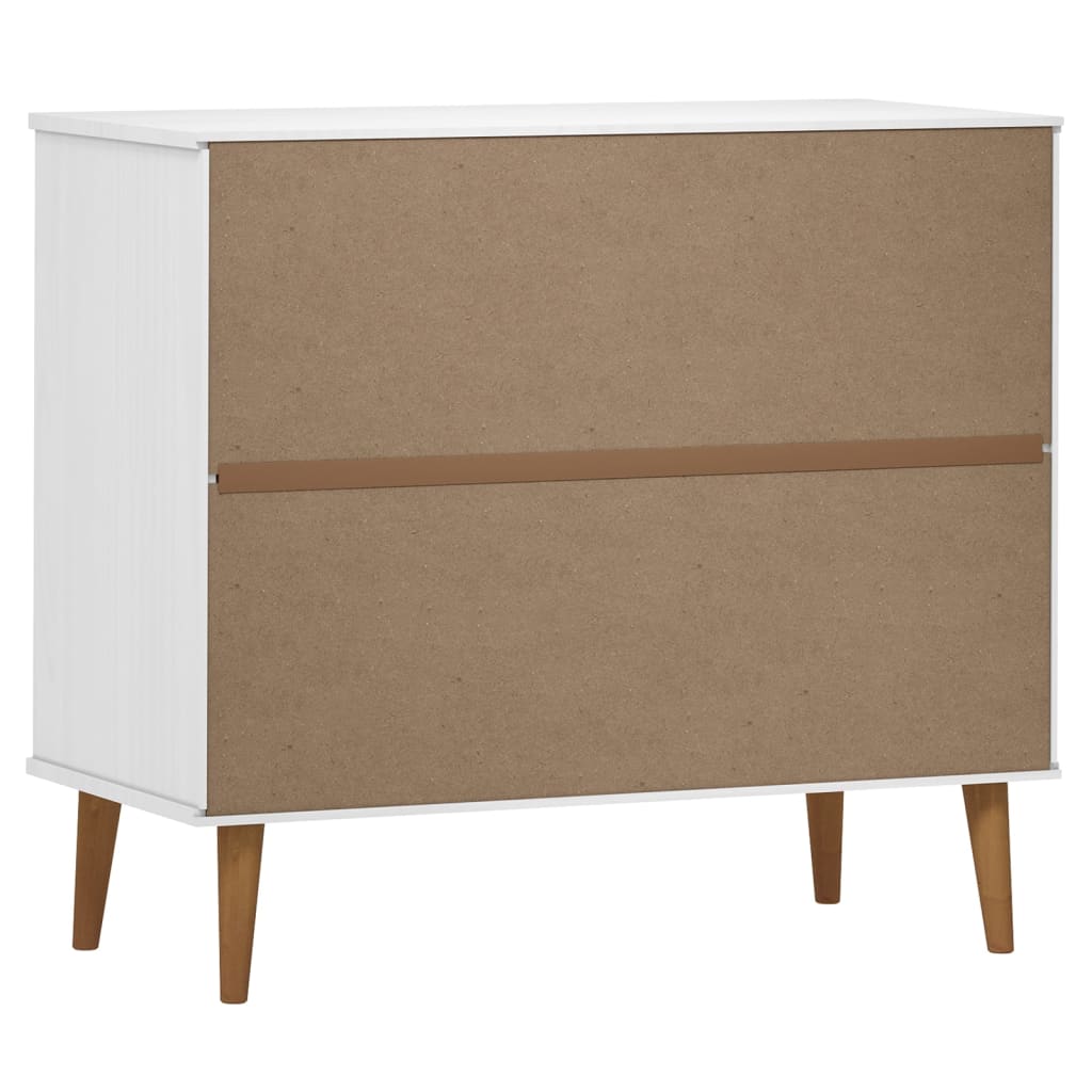 Sideboard Molde 90X40X80 Cm Solid Wood Pine