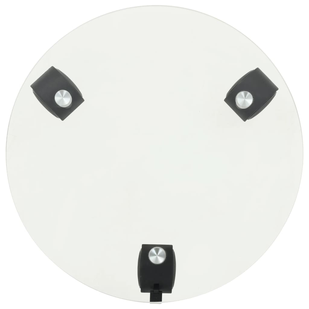 Plant Rollers 4 Pcs 28 Cm Tempered Glass Round