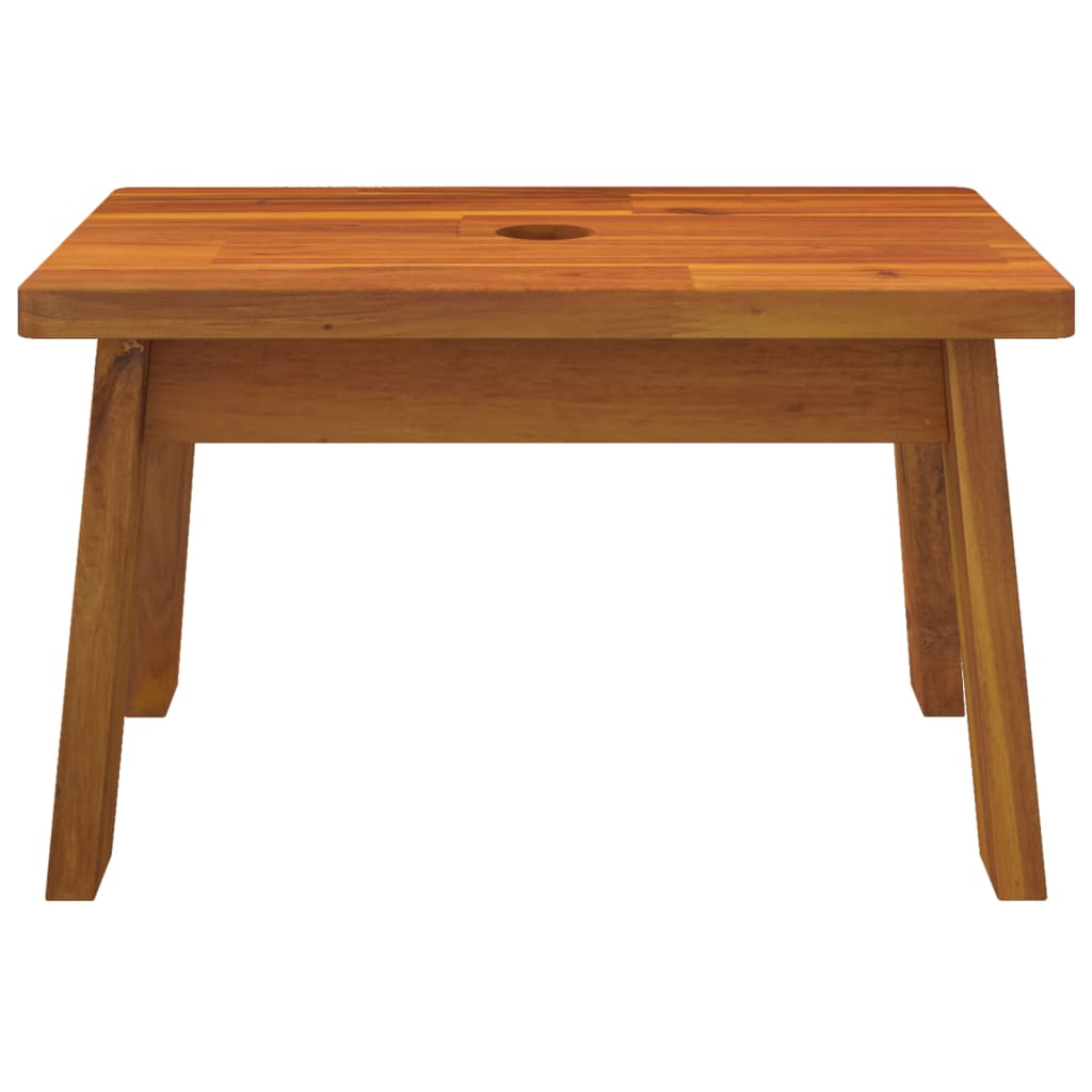Step Stool 38X26X22 Cm Solid Wood Acacia
