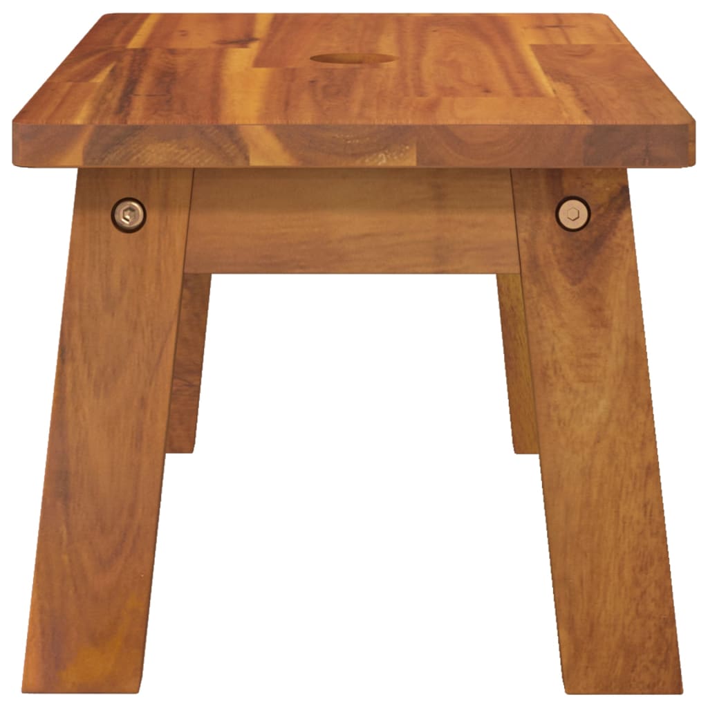 Step Stool 38X26X22 Cm Solid Wood Acacia