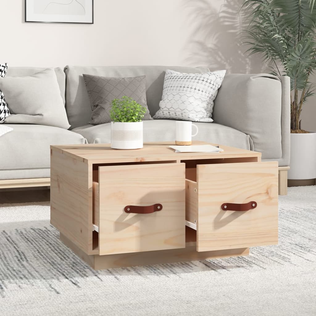 Coffee Table 60X53X35 Cm Solid Wood Pine