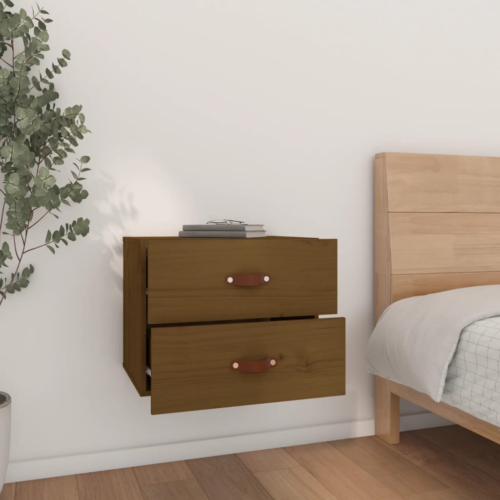 Wall-Mounted Bedside Cabinet 50X36X40 Cm