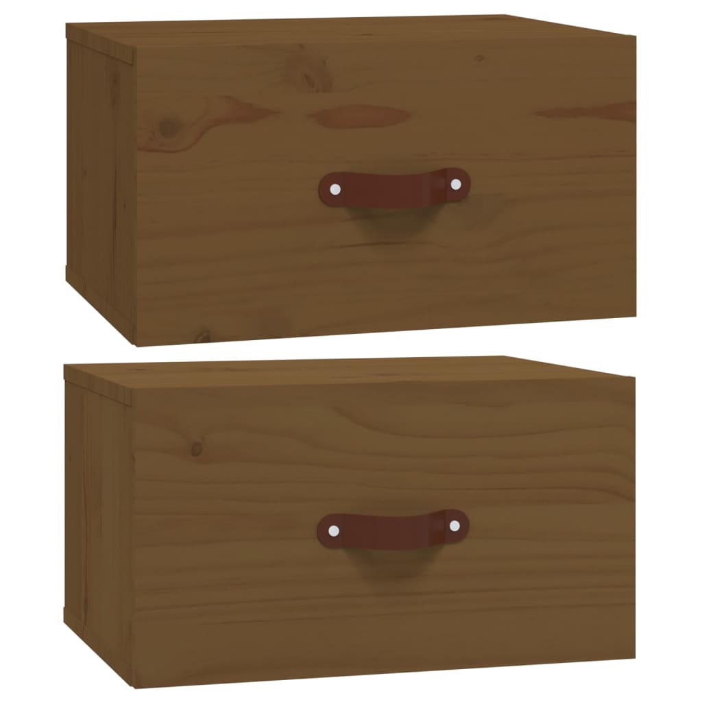 Wall-Mounted Bedside Cabinets 2 Pcs 40X29.5X22 Cm