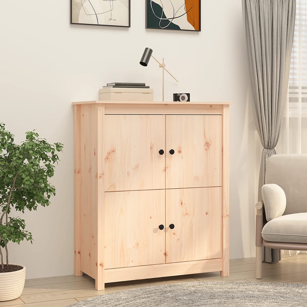 Sideboard 83X41.5X100 Cm Solid Wood Pine