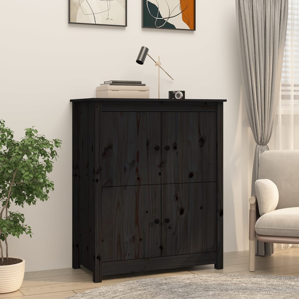 Sideboard 83X41.5X100 Cm Solid Wood Pine