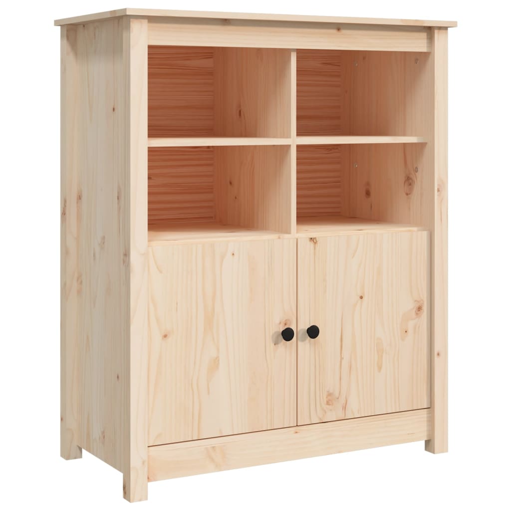 Sideboard 83X41.5X100 Cm Solid Wood Pine