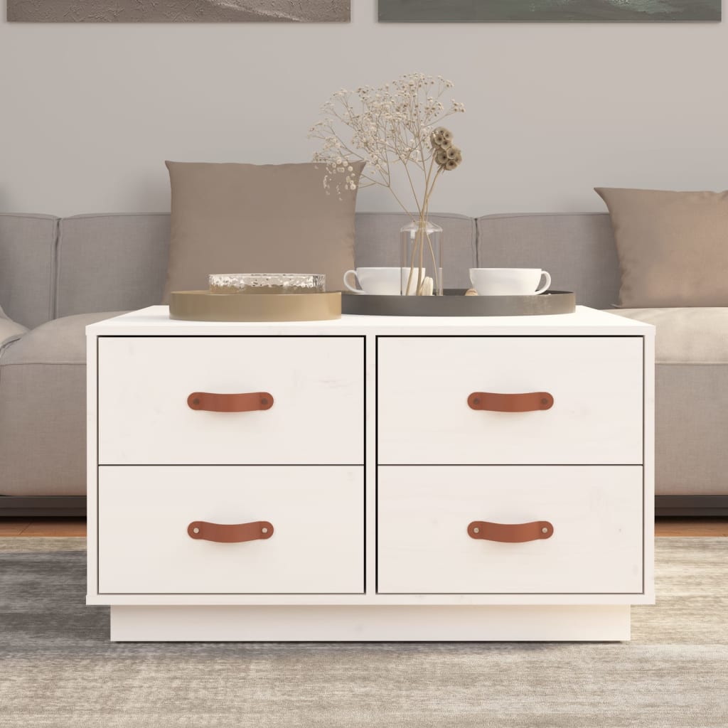 Coffee Table 80X80X45 Cm Solid Wood Pine