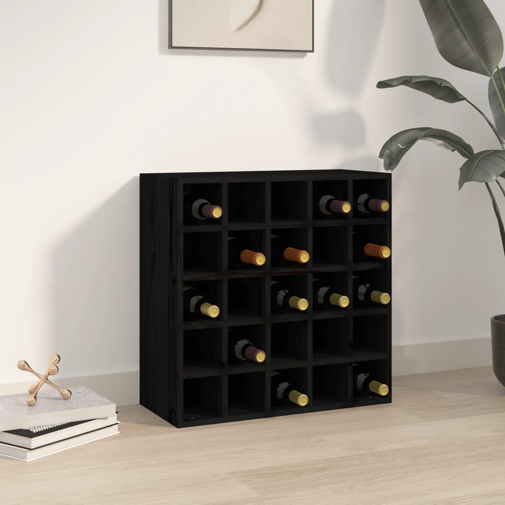 Wine Cabinet Solid Wood Pine