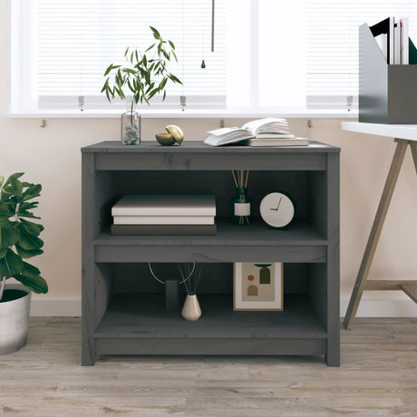 Book Cabinet 80X35X Solid Wood Pine