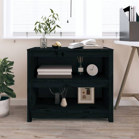 Book Cabinet 80X35X Solid Wood Pine