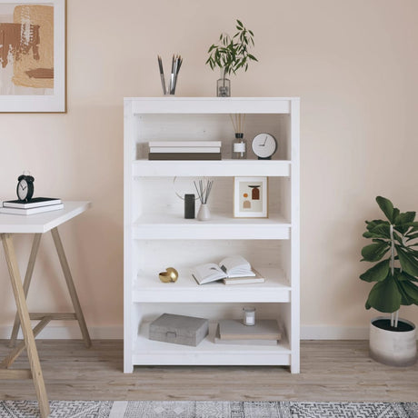 Book Cabinet 80X35X Solid Wood Pine