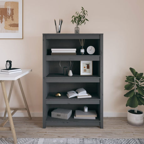 Book Cabinet 80X35X Solid Wood Pine