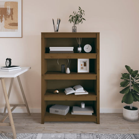 Book Cabinet 80X35X Solid Wood Pine
