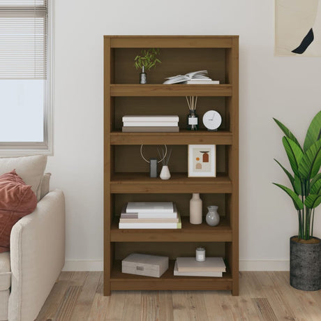 Book Cabinet 80X35X Solid Wood Pine