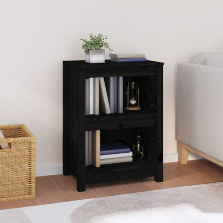Book Cabinet 80X35X Solid Wood Pine