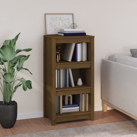 Book Cabinet 80X35X Solid Wood Pine