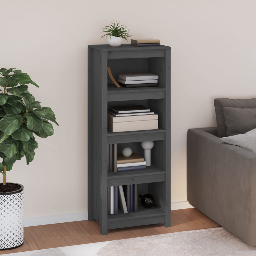 Book Cabinet 80X35X Solid Wood Pine