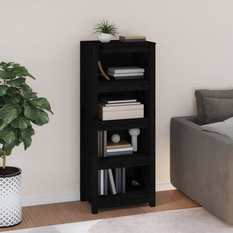 Book Cabinet 80X35X Solid Wood Pine