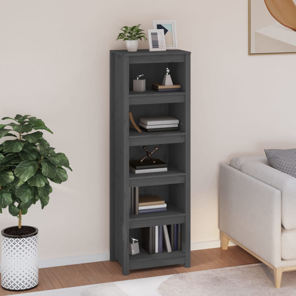 Book Cabinet 80X35X Solid Wood Pine