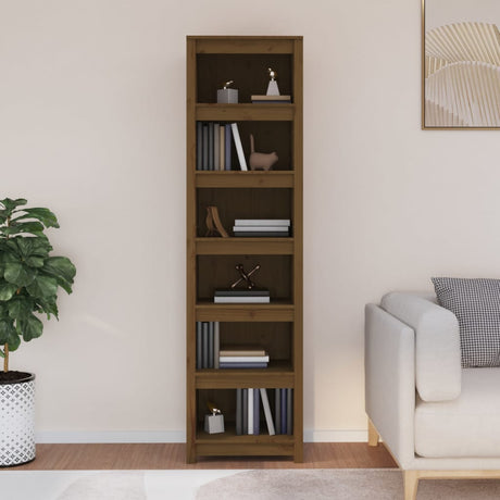 Book Cabinet 80X35X Solid Wood Pine