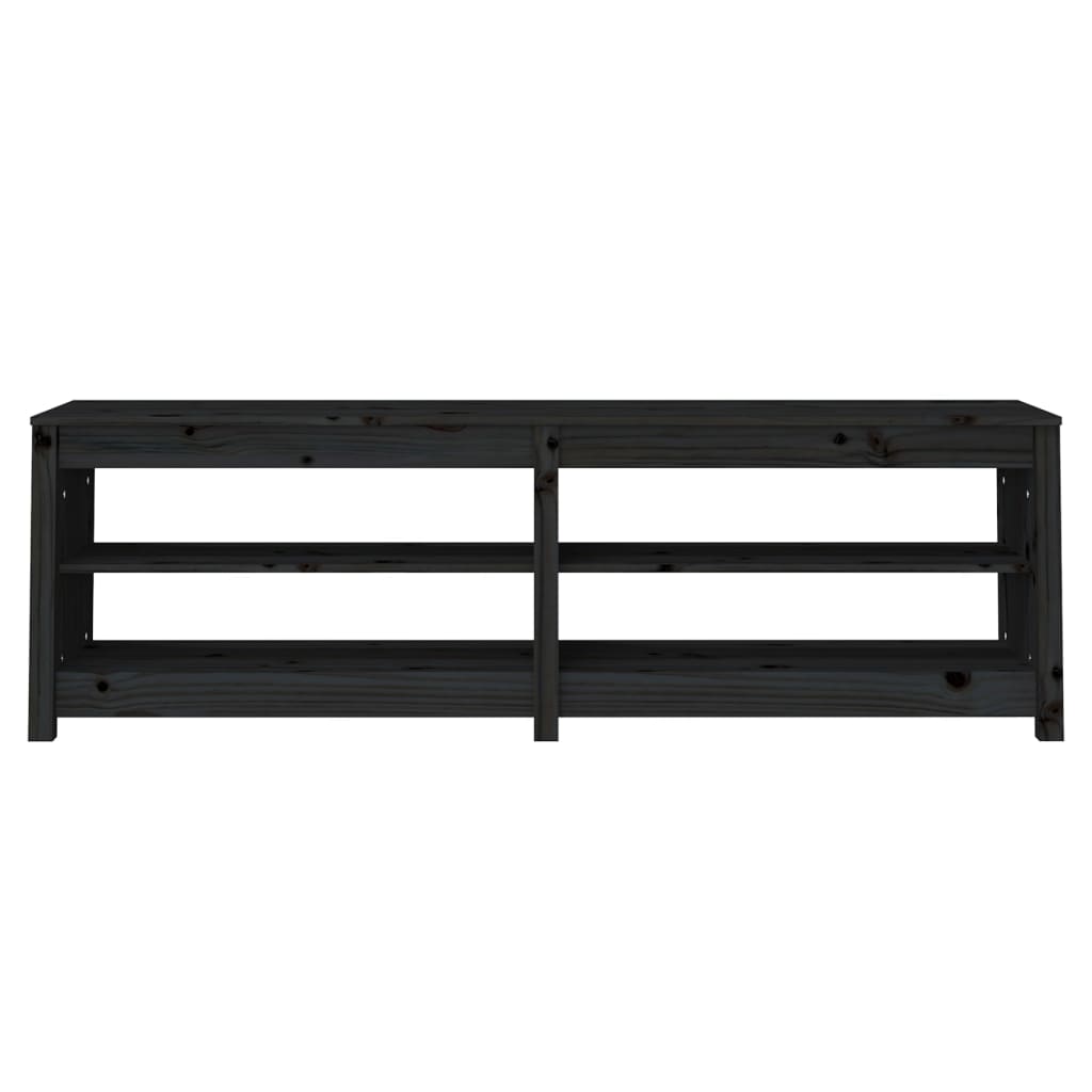 Shoe Bench 160X36.5X50 Cm Solid Wood Pine